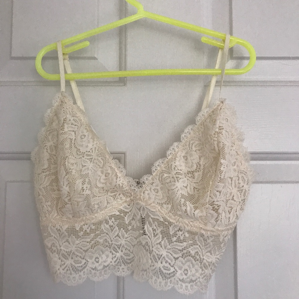 LF bralette with zip back detail